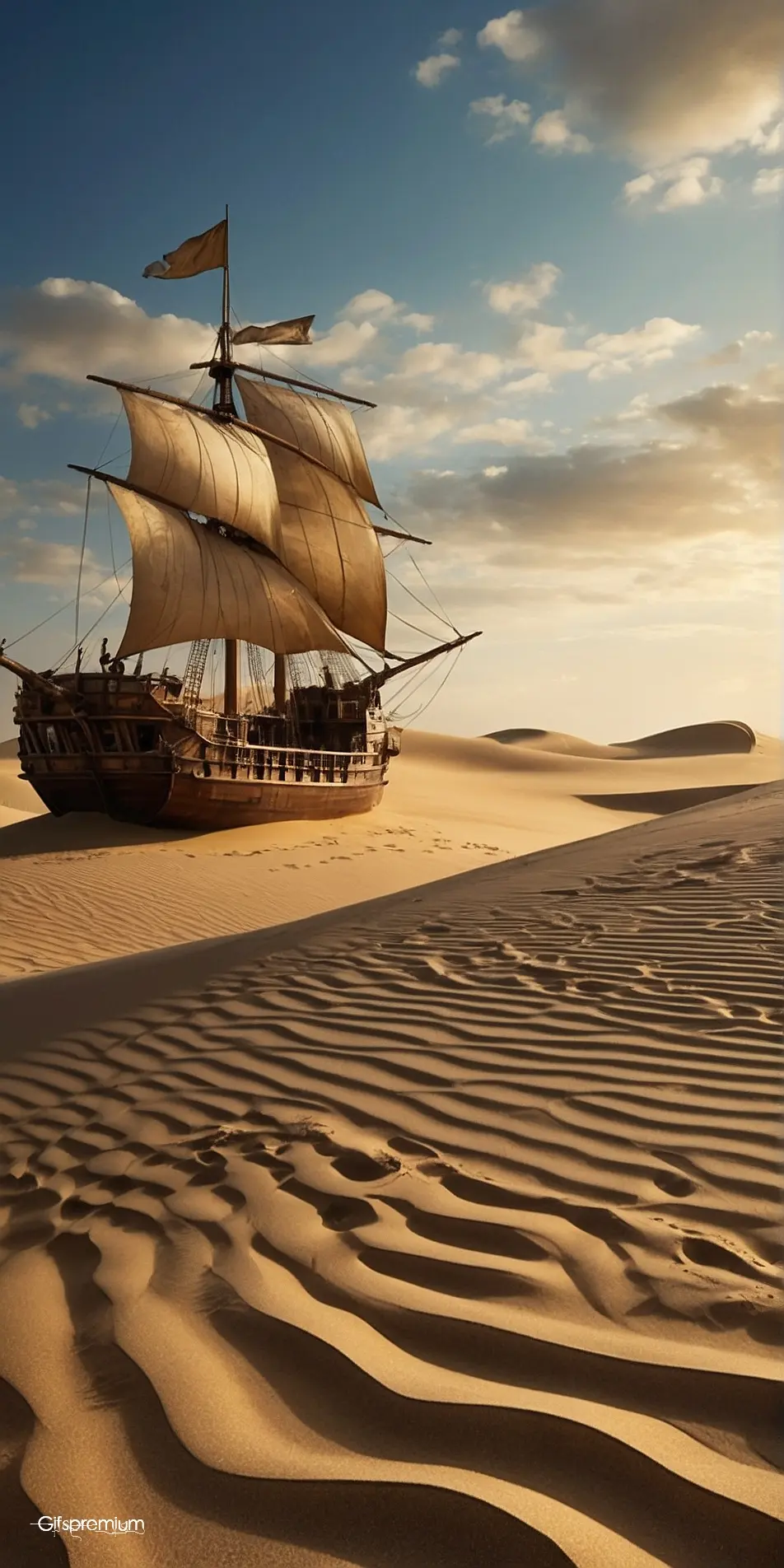 Abandoned ship2 wallpaper phone 4K Gifspremium