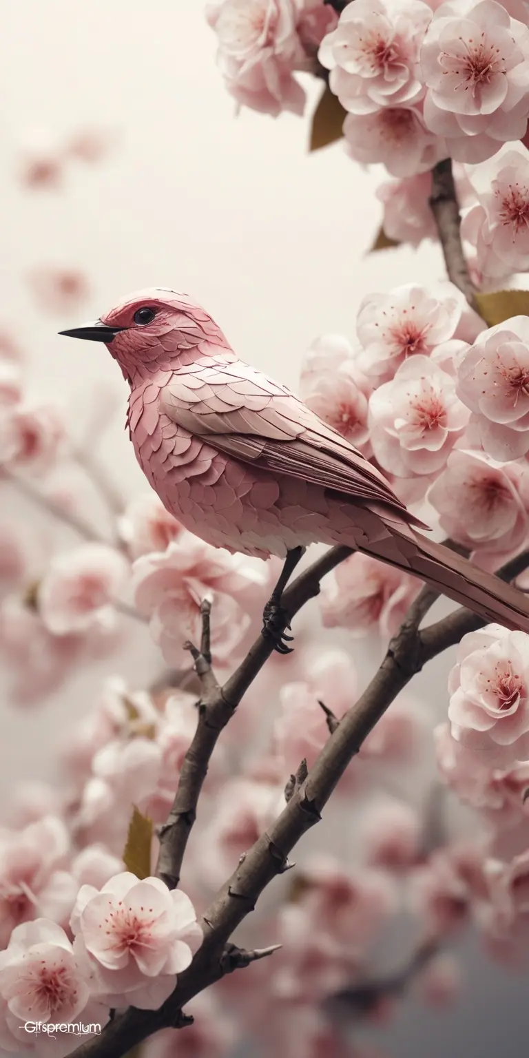 Bird perched2 wallpaper phone 4K Gifspremium