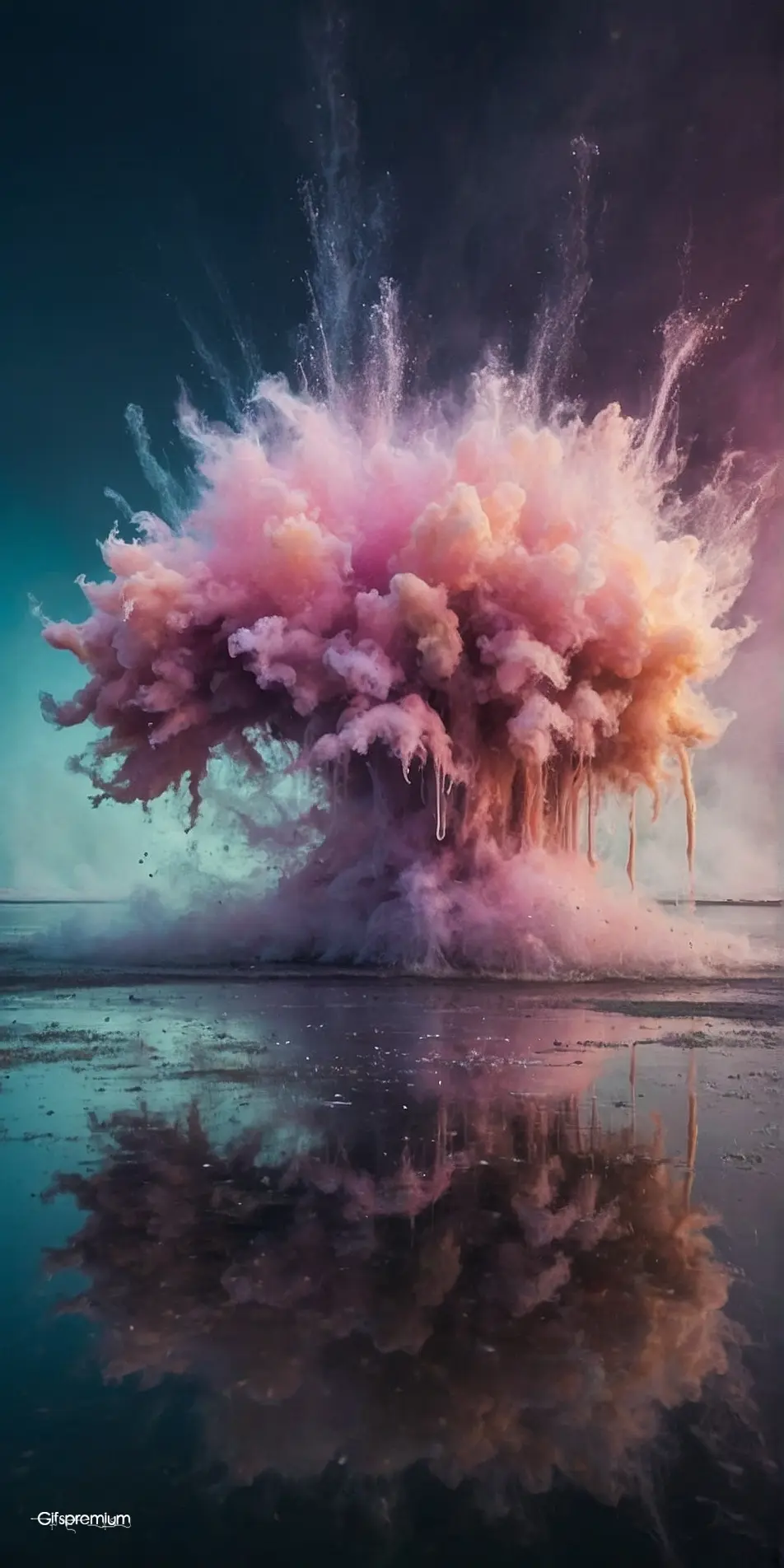 Colorful explosion 3 wallpaper phone 4K Gifspremium