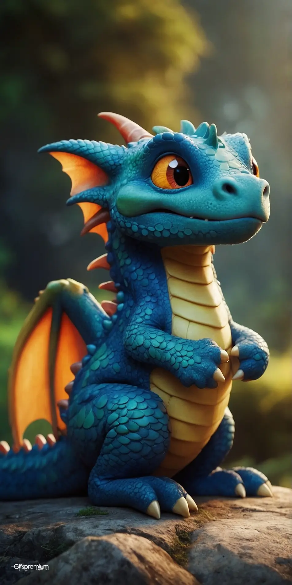 Cute dragon1 wallpaper phone 4K Gifspremium