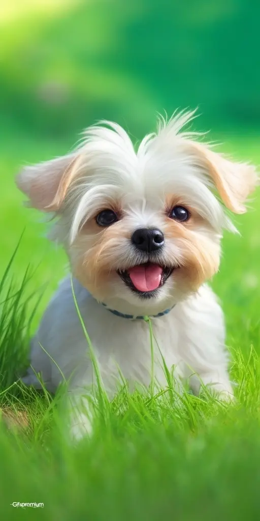 Cute small dog wallpaper phone 4K Gifspremium