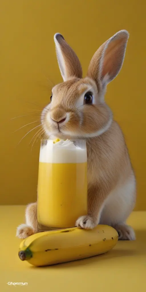 Default rabbitbanana Shake 1 wallpaper phone 4K Gifspremium