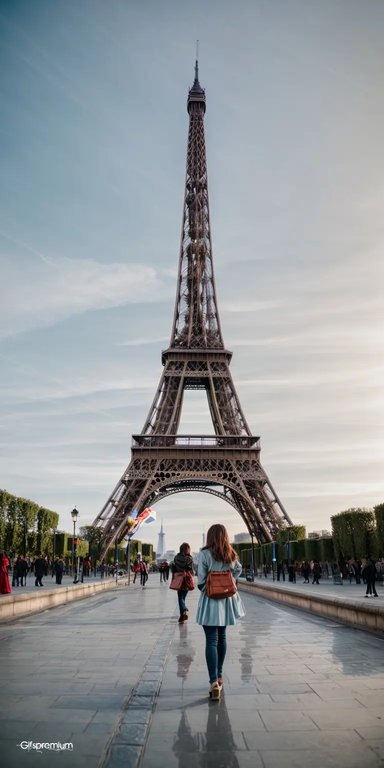 Eiffel tower wallpaper phone 4K Gifspremium