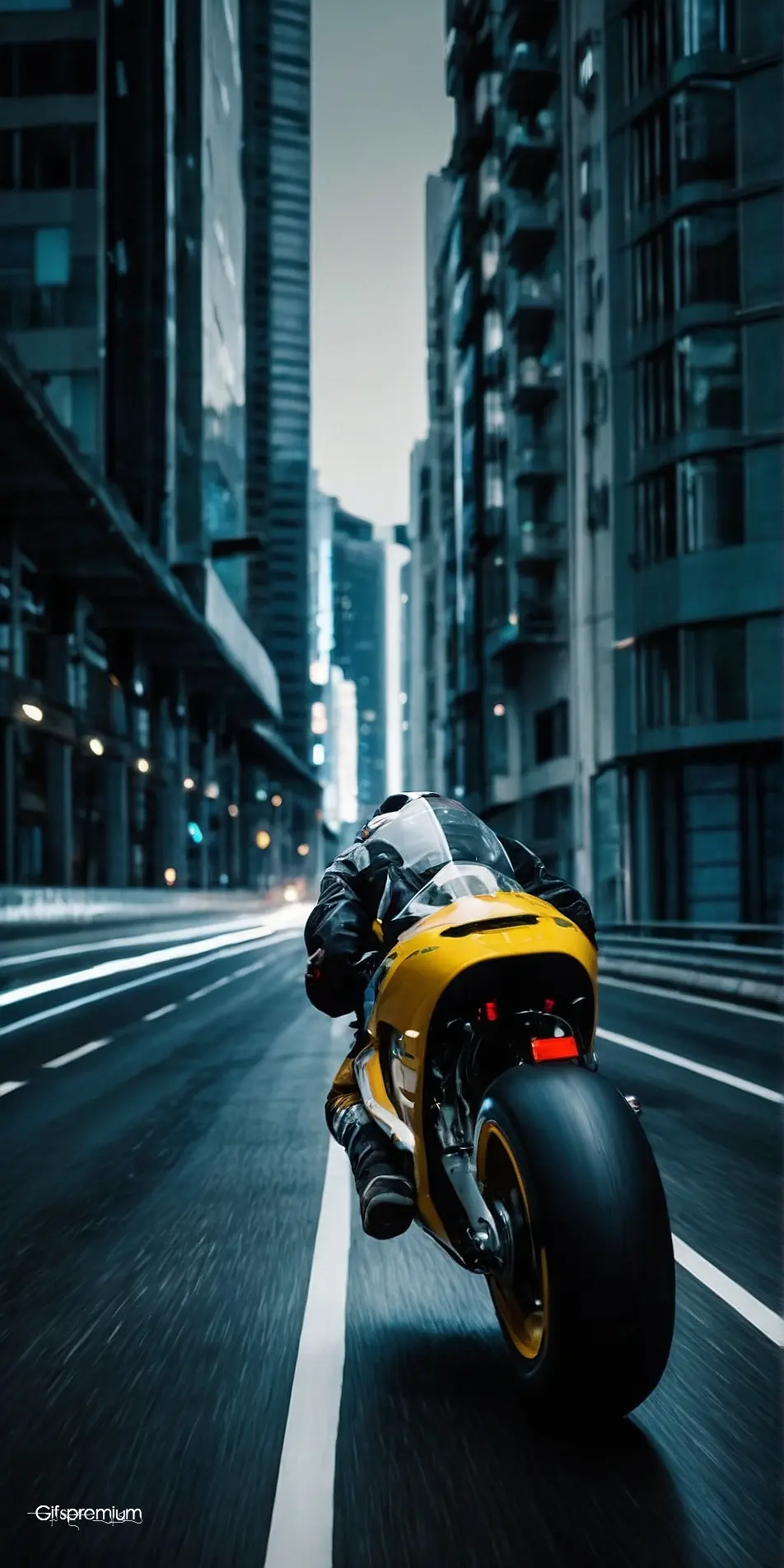 Futuristic motocycle wallpaper phone 4K Gifspremium