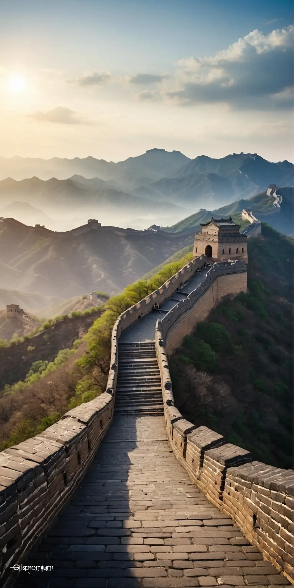 Great wall wallpaper phone 4K Gifspremium