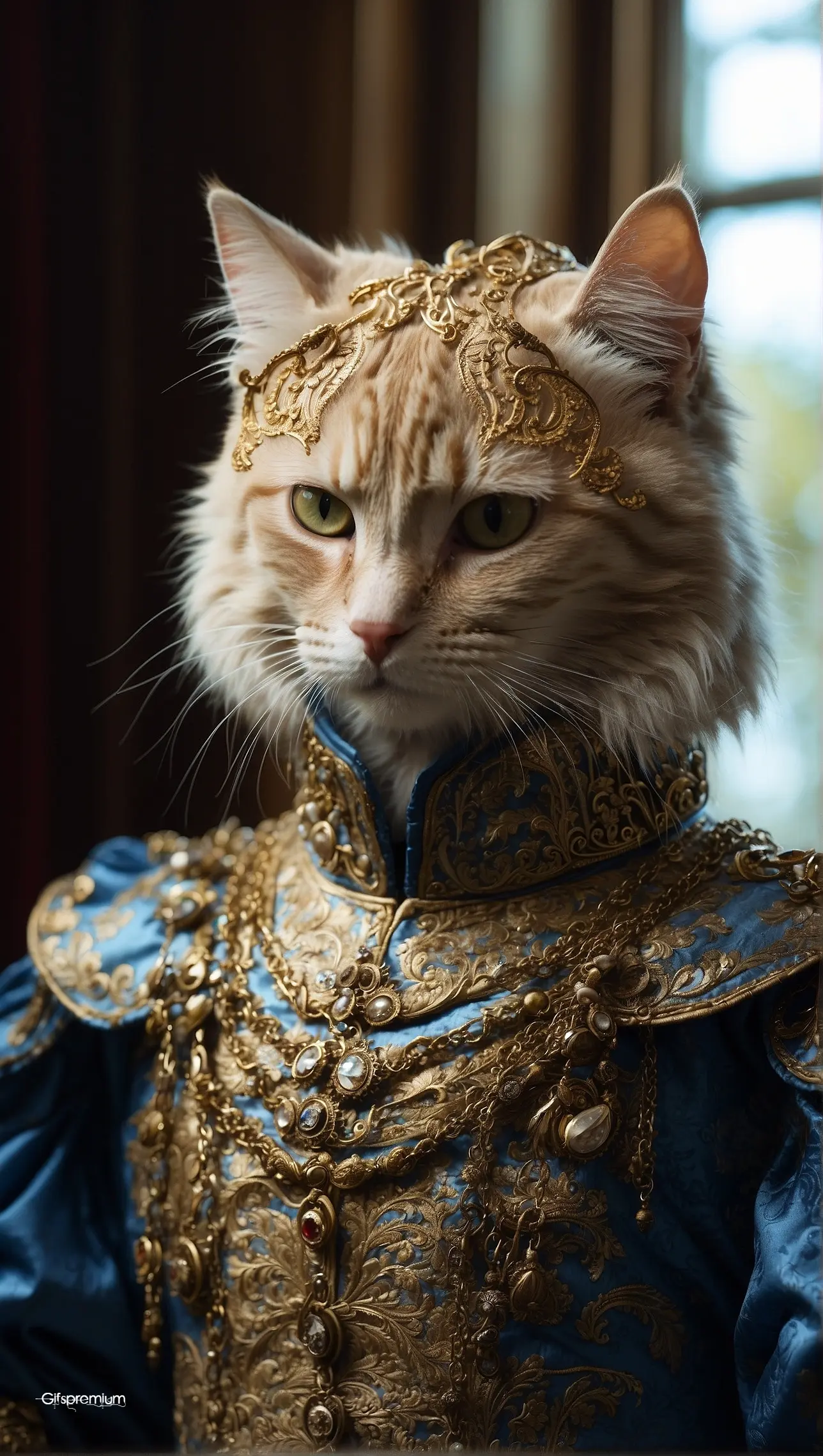 King cat 2 wallpaper phone 4K Gifspremium