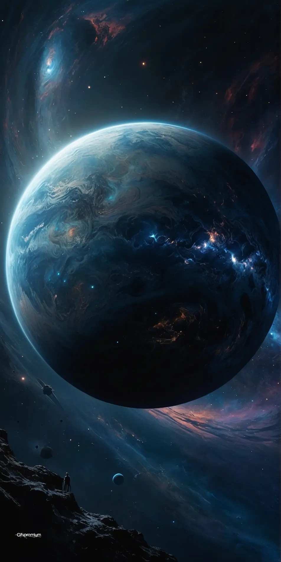 Massive planet wallpaper phone 4K Gifspremium