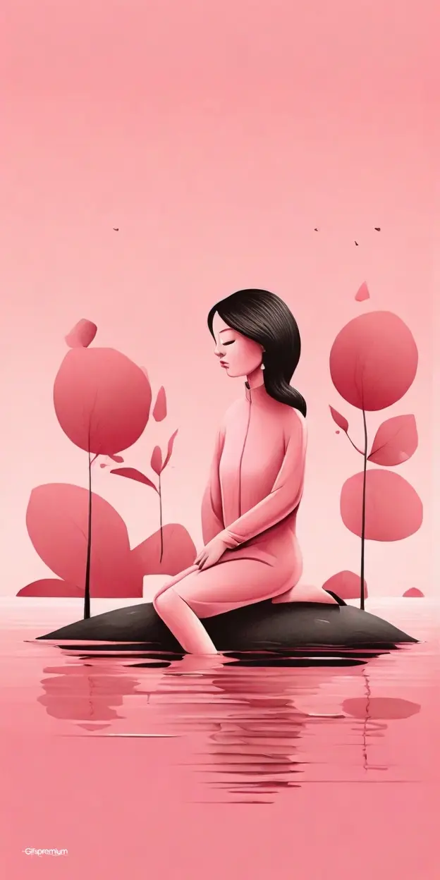 Pink art therapy 1 wallpaper phone 4K Gifspremium