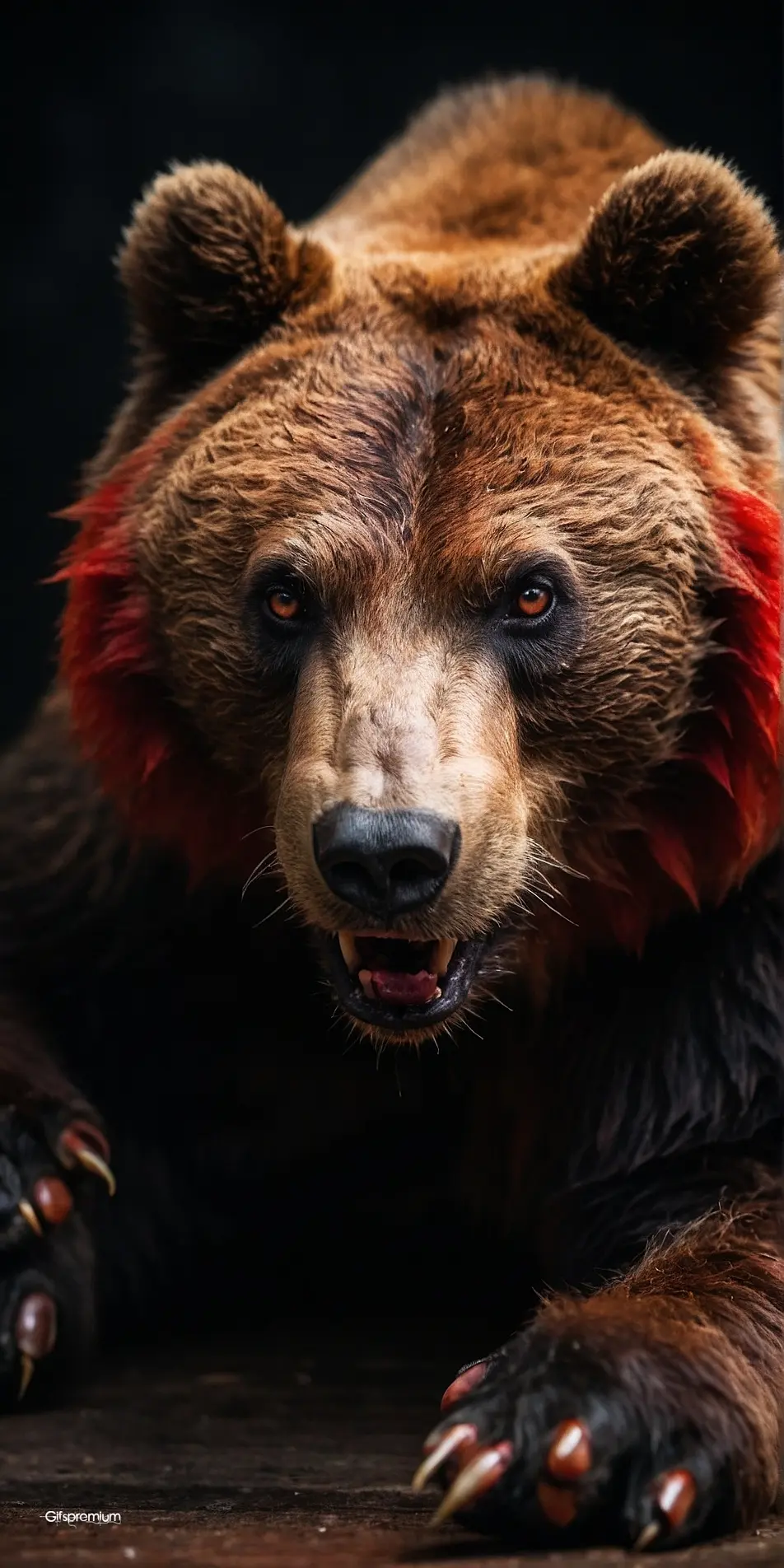 Savage bear wallpaper phone 4K Gifspremium